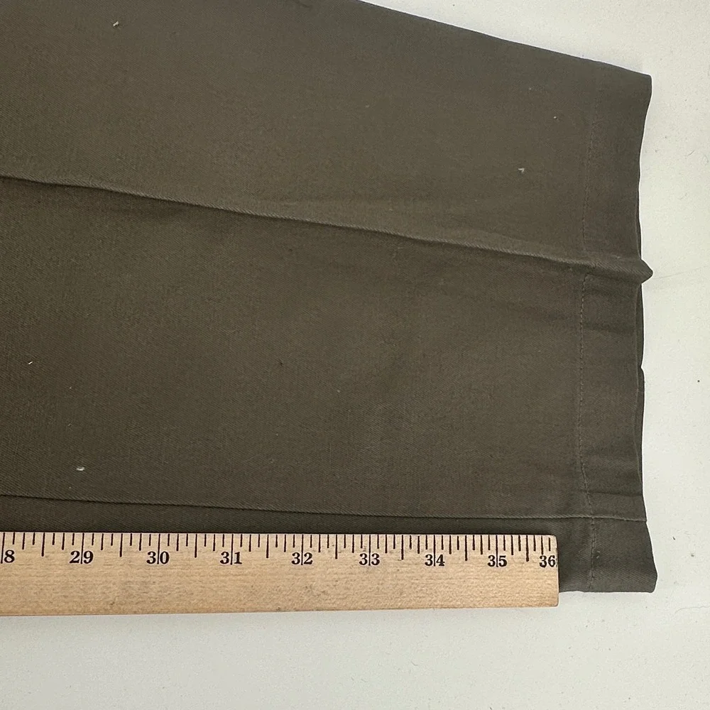Dockers Signature Khaki Pants Mens 48x38 Brown Classic Fit Flat Front Stretch